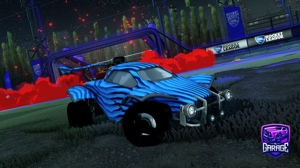 A Rocket League car design from Nustybro