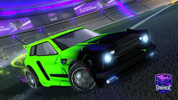 A Rocket League car design from Joelito6336