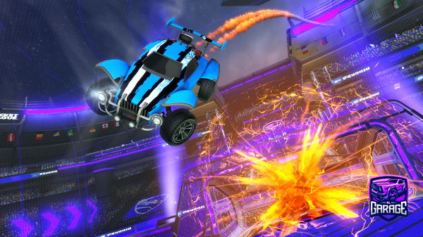 A Rocket League car design from ITFC_Chendall