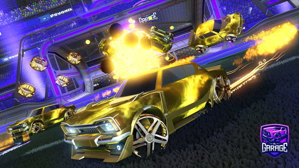 A Rocket League car design from vogeltom