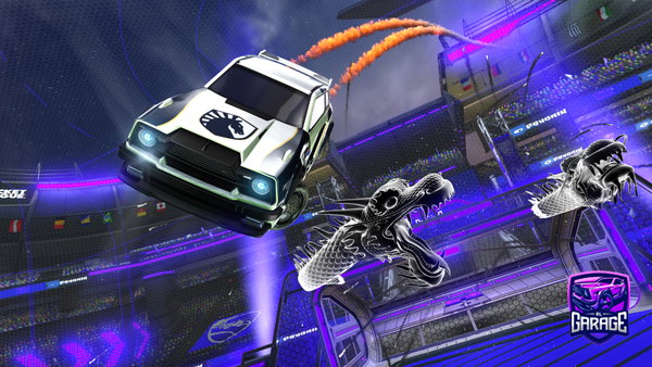 A Rocket League car design from Jittrippinyt