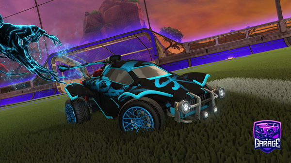 A Rocket League car design from FIREone62