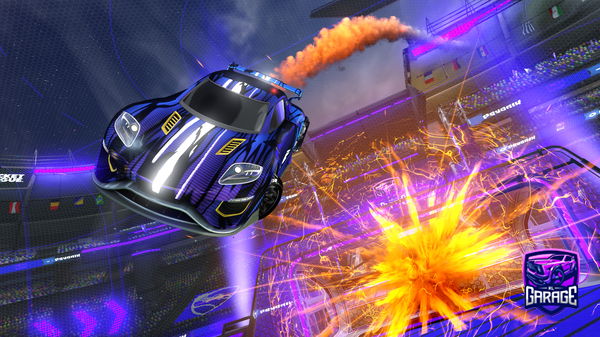 A Rocket League car design from Hinwiler