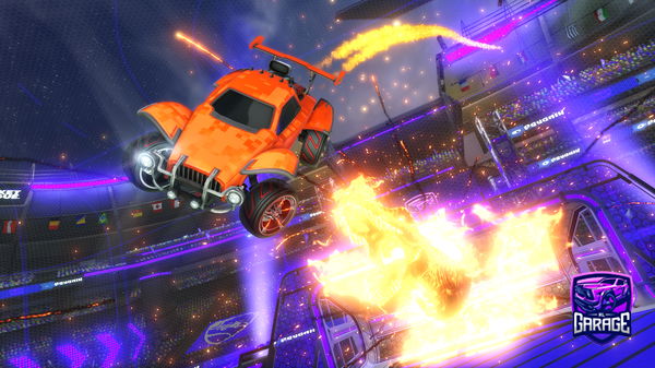 A Rocket League car design from Zestydawn