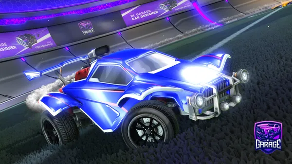 A Rocket League car design from Nukedjack