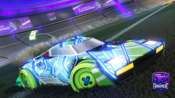 A Rocket League car design from zap88