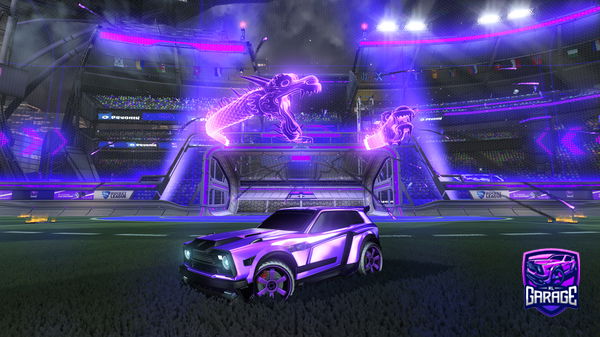 A Rocket League car design from PurpleVenom2123