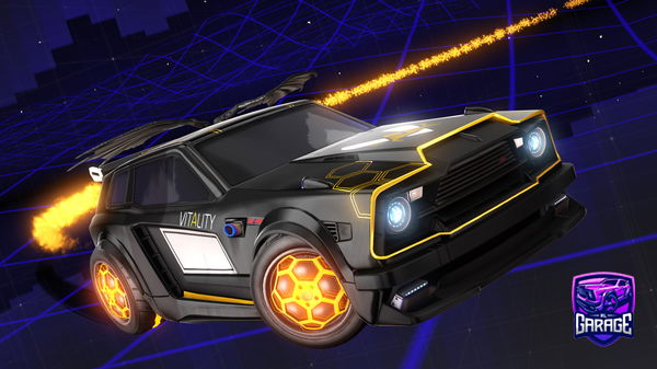 A Rocket League car design from AntoFreezer