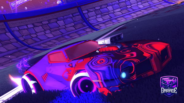 A Rocket League car design from SloMoJo_8