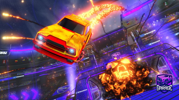 A Rocket League car design from ITZkhalZY