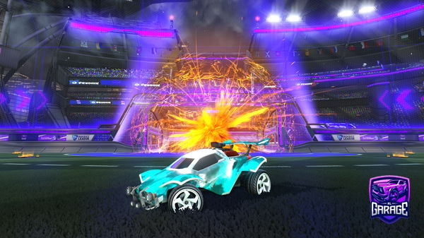 A Rocket League car design from super-nova