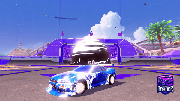 A Rocket League car design from Bussinwithrizz