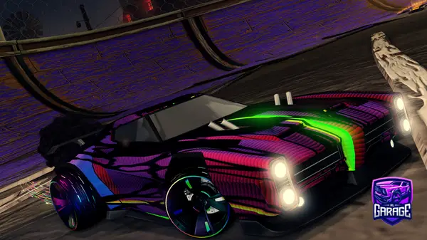 A Rocket League car design from -Goose-