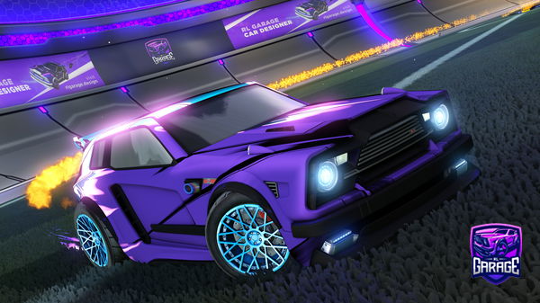 A Rocket League car design from Verrkami