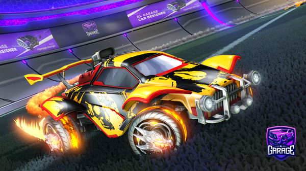 A Rocket League car design from JustVoiter
