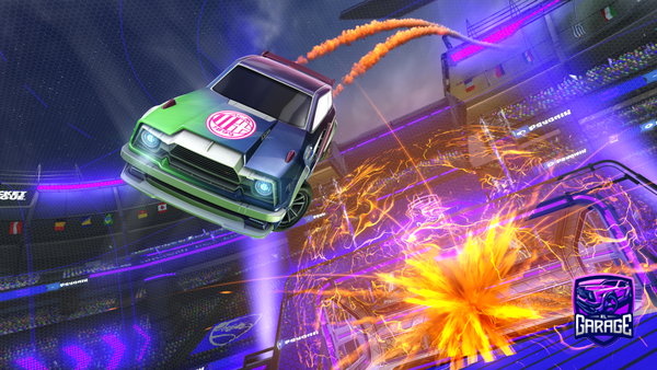 A Rocket League car design from stormvaggelis