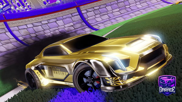 A Rocket League car design from BL4CK_N01R_RS