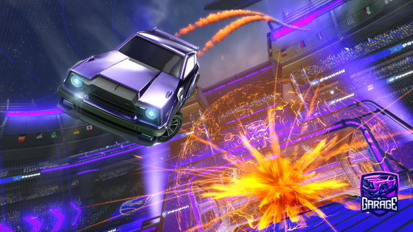 A Rocket League car design from kokokruu