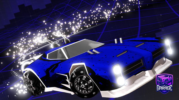 A Rocket League car design from Bubbles4u