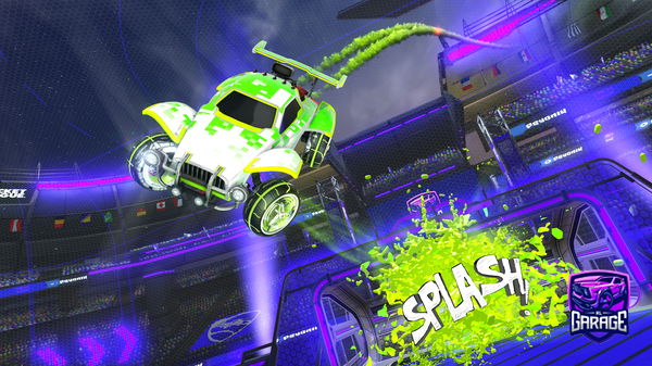 A Rocket League car design from SweatyD2