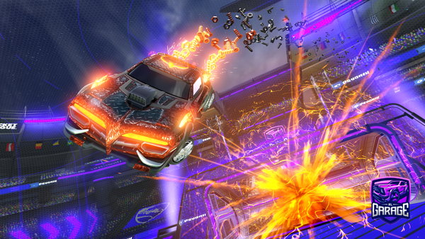 A Rocket League car design from Vulcanyxx
