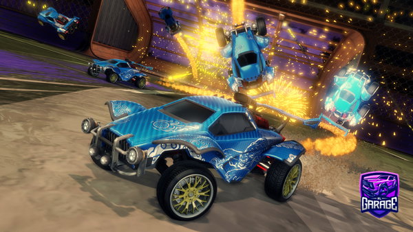 A Rocket League car design from mygman60