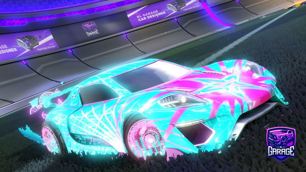 A Rocket League car design from CoolFox