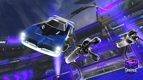 A Rocket League car design from Xdestroyer10001