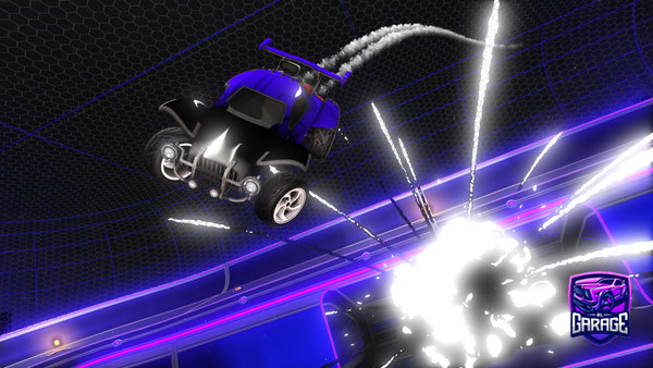 A Rocket League car design from BlackTV