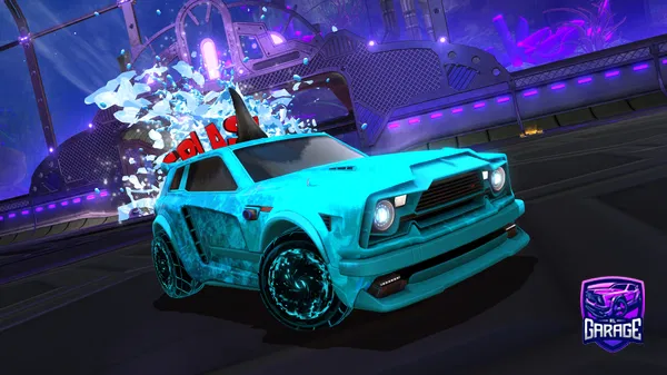 A Rocket League car design from IgglePiggIe