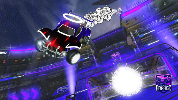 A Rocket League car design from Wybomb75