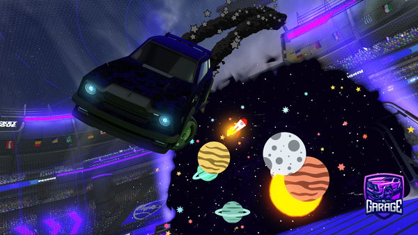 A Rocket League car design from TwistdWaffle