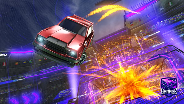 A Rocket League car design from xXqatroXx