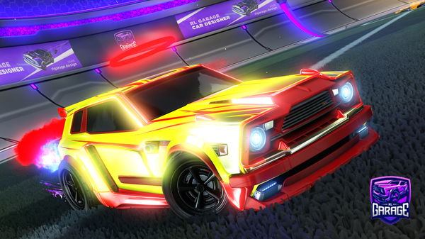 A Rocket League car design from EL_ZENOX
