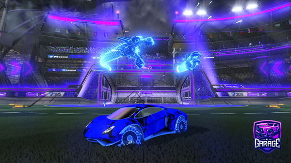 A Rocket League car design from eveni11