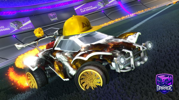 A Rocket League car design from Dekuleaf