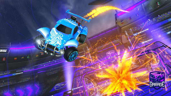 A Rocket League car design from Etanisgoody