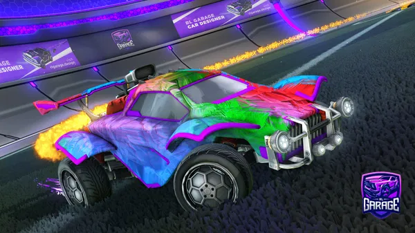 A Rocket League car design from explodingfirefox