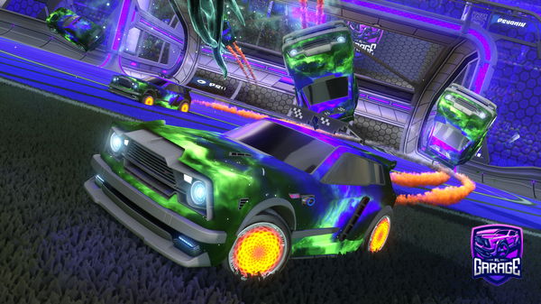 A Rocket League car design from TRZ-SAWA7-YT