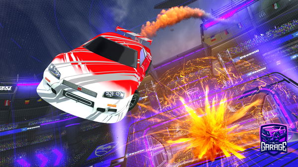 A Rocket League car design from alf0n09