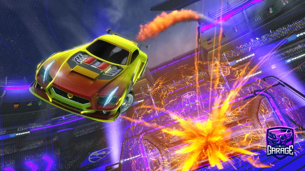 A Rocket League car design from tecocies