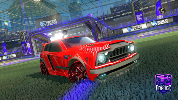 A Rocket League car design from domiX701