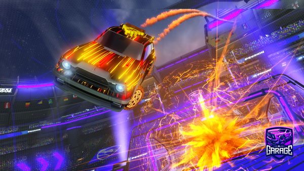 A Rocket League car design from blinKAlliance