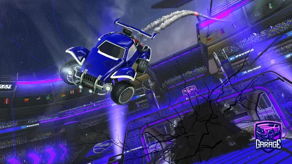 A Rocket League car design from Wavi