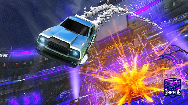 A Rocket League car design from ayooo00