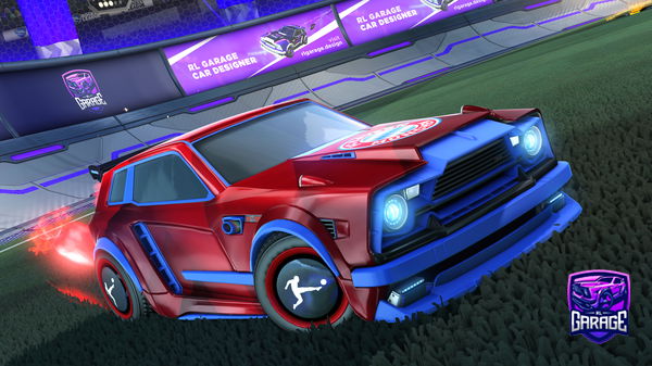 A Rocket League car design from nuclear-spar3