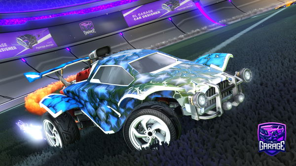 A Rocket League car design from eyezayyuh