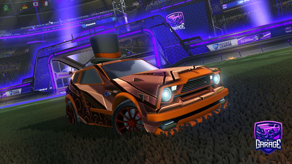 A Rocket League car design from allyroad