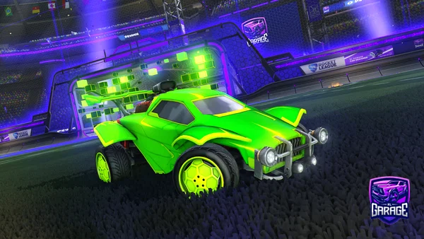 A Rocket League car design from dxc4f