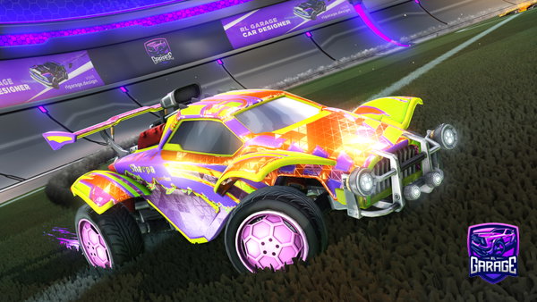 A Rocket League car design from tommy4216